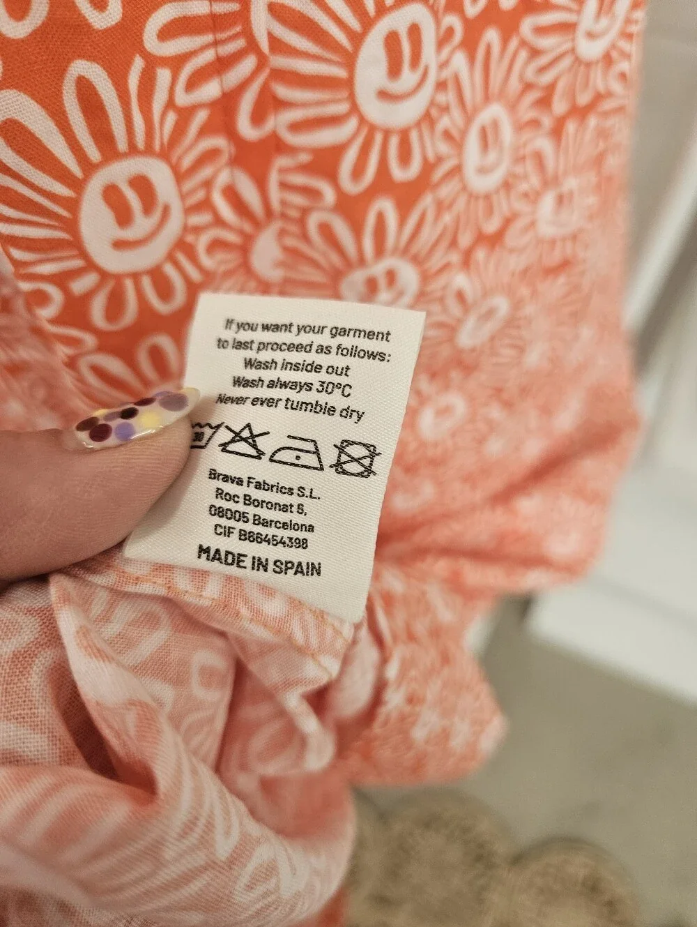 Organic Cotton Daisy Print Dress